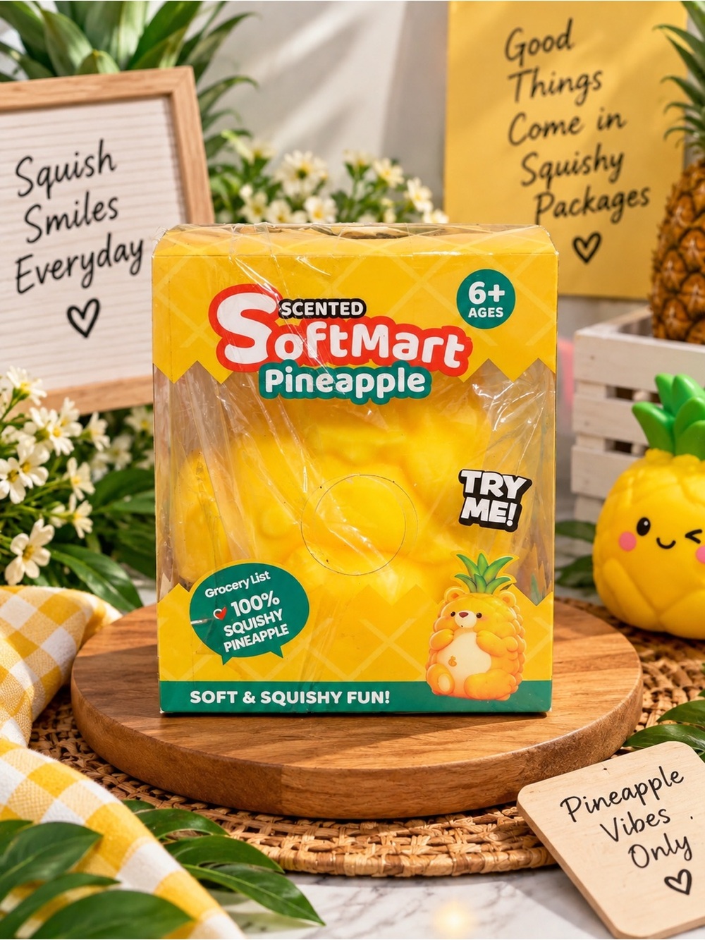 Scented Pineapple Squishy Toy -